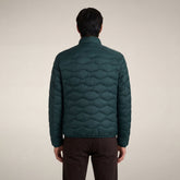 Herren-Steppjacke Whirl in Salamander Green - New in Man SS26 | Save The Duck