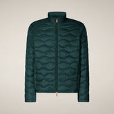 Herren-Steppjacke Whirl in Salamander Green - New in Man SS26 | Save The Duck