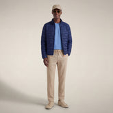 Herren-Steppjacke Whirl in Eclipse-Blau - New in Man SS26 | Save The Duck