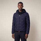 Doudoune Reef bleu marine pour homme | Save The Duck