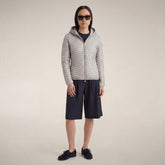 Damen-Steppjacke Melody mit Kapuze in Sandbeige | Save The Duck