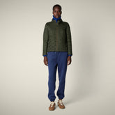 Piumino donna animal-free Pearl verde bosco - Piumini Donna Animal-Free | Save The Duck