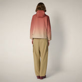 Giacca a vento donna Viv con stampa sfumata rosso terra di Siena - Giacche | Save The Duck
