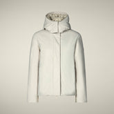 Parka donna animal free Elaine beige chiaro - Padded jackets | Save The Duck