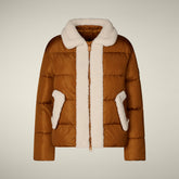 Piumino donna animal free Honey marrone caramello - Piumini Donna Animal-Free | Save The Duck