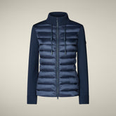 Giacca donna Zilia blu notte - Short puffer jackets | Save The Duck