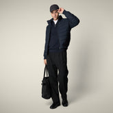 Piumino uomo animal free Herbie blu navy mélange - Bureau Uomo | Save The Duck