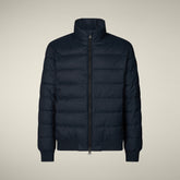 Piumino uomo animal free Herbie blu navy mélange - Bureau Uomo | Save The Duck