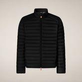 Animal-free Herren-Steppjacke Alexander in Schwarz - New in Man SS26 | Save The Duck
