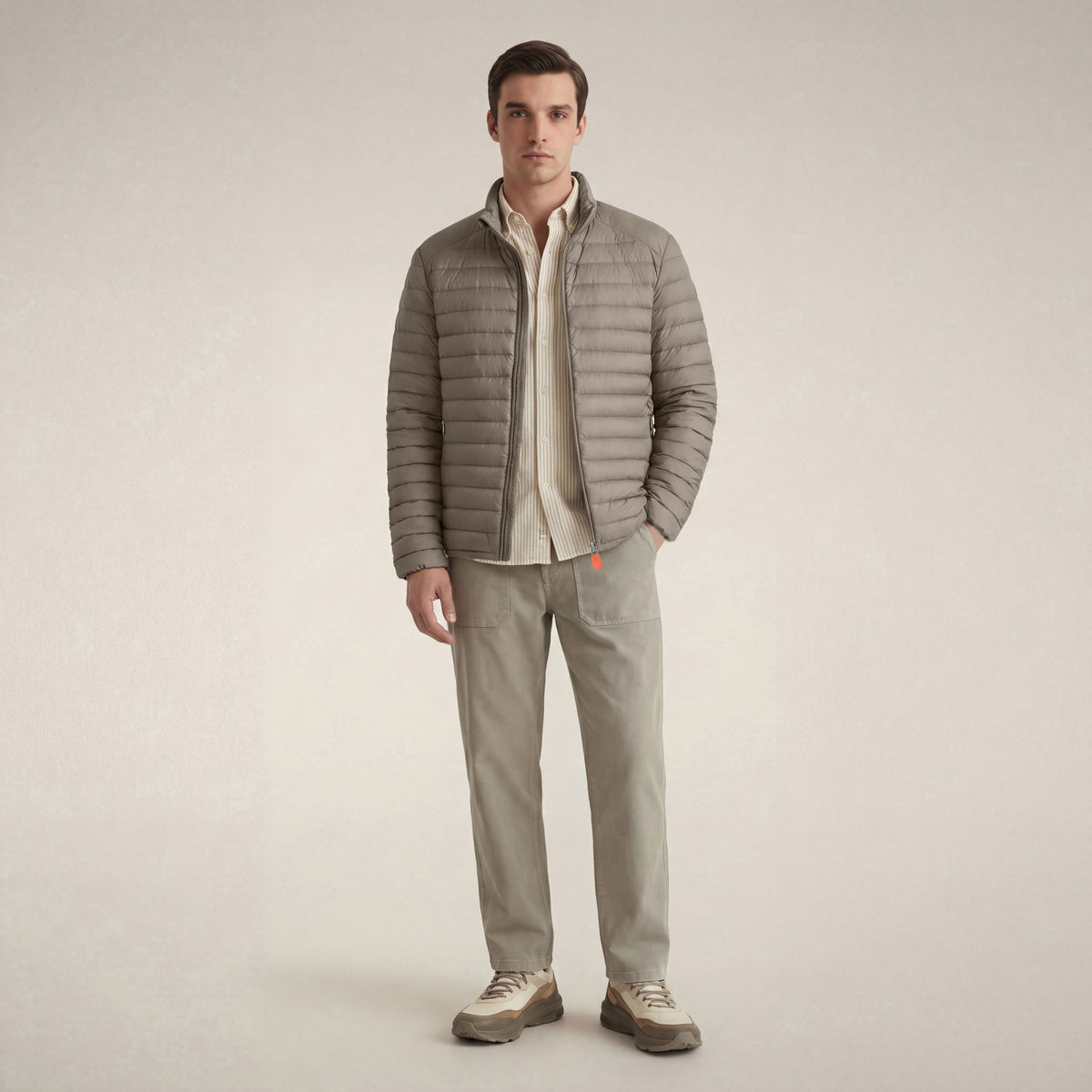 Piumino uomo Alexander Grigio elefante