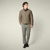 Piumino animal free uomo Alexander Grigio elefante - Uomo | Save The Duck