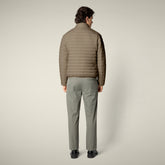 Piumino animal free uomo Alexander Grigio elefante - Uomo | Save The Duck