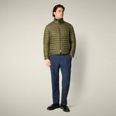 Piumino animal free uomo Alexander Verde oliva - Piumini Uomo Animal-Free | Save The Duck