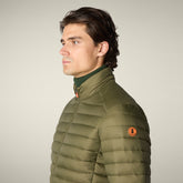 Piumino animal free uomo Alexander Verde oliva - Piumini Uomo Animal-Free | Save The Duck