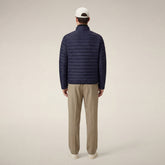 Piumino animal free uomo Alexander blu navy - Piumini Uomo Animal-Free | Save The Duck