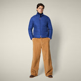 Piumino animal free uomo Alexander blu elettrico - Piumini Uomo Animal-Free | Save The Duck