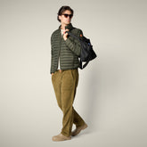 Piumino uomo animal-free Alexander verde terra - Piumini Uomo Animal-Free | Save The Duck