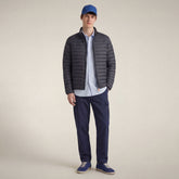 Herren-Steppjacke Alexander in Blau-Schwarz - New in Man SS26 | Save The Duck