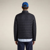 Herren-Steppjacke Alexander in Blau-Schwarz - New in Man SS26 | Save The Duck