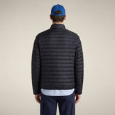 Piumino uomo Alexander blu nero - Piumini Uomo Animal-Free | Save The Duck