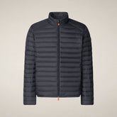 Herren-Steppjacke Alexander in Blau-Schwarz - New in Man SS26 | Save The Duck
