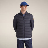 Men's Puffer Jacket Alexander in Blue Black | Save The Duck