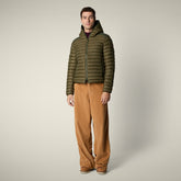 Piumino uomo animal free Jelep verde oliva - Trending now | Save The Duck
