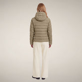 Damen-Steppjacke Adalyn in Steinbeige | Save The Duck