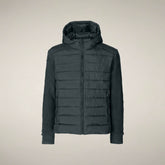 Piumino uomo Fen verde nero | Save The Duck