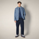 Giacca uomo Crispin chambray indigo - Giacche Uomo | Save The Duck