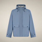 Giacca uomo Crispin chambray indigo - Giacche Uomo | Save The Duck