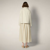 Giacca impermeabile donna Garbo beige crema - Giacche | Save The Duck