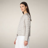 Damen-Steppjacke Zina in Rainy Beige | Save The Duck
