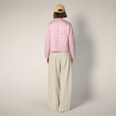 Women’s puffer jacket Zina in Bubble Pink - WARMER | Save The Duck