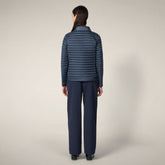 Piumino donna Reya blu notte - Piumini Donna Animal-Free | Save The Duck