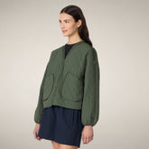 Piumino donna Fara verde timo | Save The Duck