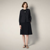 Women's Hoodie Dorina in Black - Asap - Smartleisure Clothing | Save The Duck