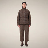 Piumino donna Lottie pied de poule autunnale - Piumini Donna Animal-Free | Save The Duck