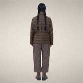 Piumino donna Lottie pied de poule autunnale - Piumini Donna Animal-Free | Save The Duck