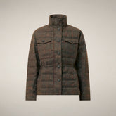 Piumino donna Lottie pied de poule autunnale - Piumini Donna Animal-Free | Save The Duck