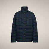 Piumino donna Lottie a quadri neri | Save The Duck