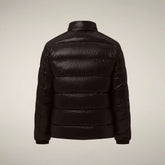 Men's Puffer Jacket Jobim in Brown Black - Preview FW26 Man | Save The Duck