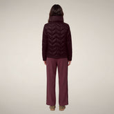 Doudoune pour femme modèle Lorette bordeaux - Produits | Save The Duck