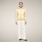 Doudoune pour femme modèle Bonbon beige sable - Fashion | Save The Duck