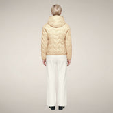 Doudoune pour femme modèle Bonbon beige sable - Fashion | Save The Duck