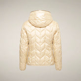 Doudoune pour femme modèle Bonbon beige sable - Fashion | Save The Duck