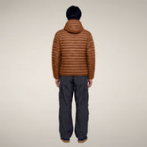 Herren-Steppjacke Prosper in Haselnussbraun | Save The Duck