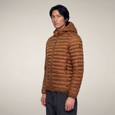 Herren-Steppjacke Prosper in Haselnussbraun | Save The Duck
