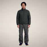 Herren-Steppjacke Laurent in Grün-Schwarz | Save The Duck