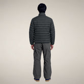 Herren-Steppjacke Laurent in Grün-Schwarz | Save The Duck